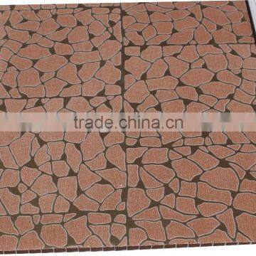 Transfer printing upvc panel,pvc ceiling, plastic wall ceiling panel T009