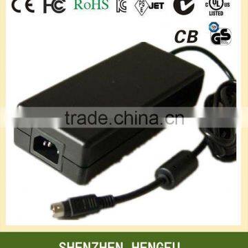 DESKTOP 90-264V AC DC 12V 5A CCTV Power Supply 60W