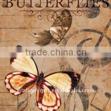 container home butterfly canvas printing for home decoration