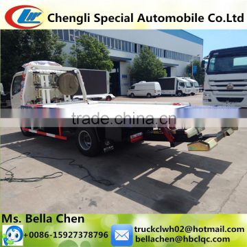 4 tons DONGFENG cheap wrecker tow truck for sale