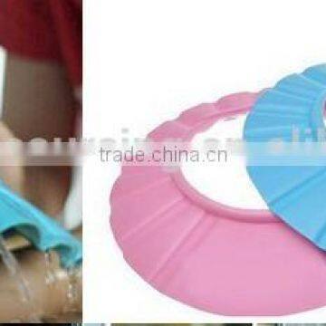 Hot Items Soft Adjustable Baby Kids Children Shampoo Bath Bathing Shower Cap Hat photo-2