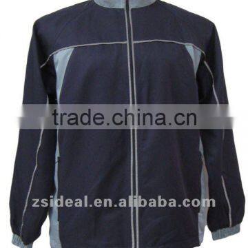 100%polyester peach windproof man Jacket/Windbreaker