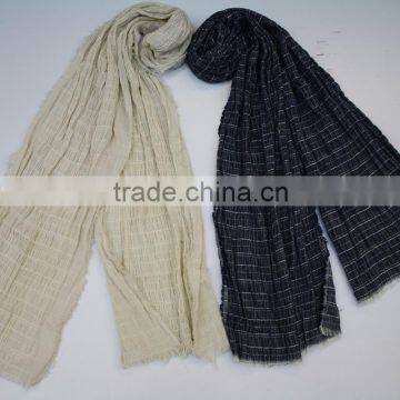 good quality crumple cotton infinity scarf