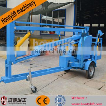 diesel engine towable telescopic boom lift workform/articulated towable boom lift