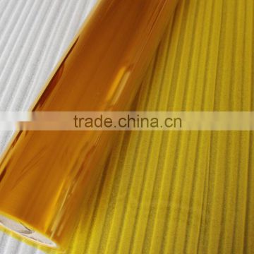 Colorful Transparent PET Film for window and home decoration,orange decorative vinyl window glass static film                        
                                                Quality Choice