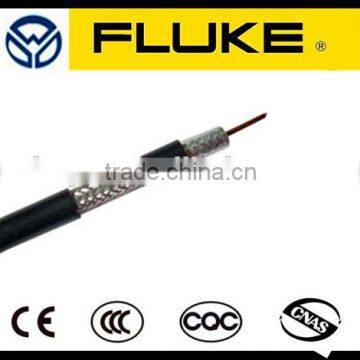 60% Braiding Coverage RG6 Coaxial Cable for Indoor CATV / CCTV Systems