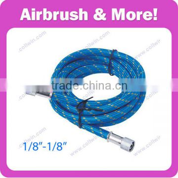 Braided Airbrush Hose For Airbrush and Compressor Connect. Coupler: 1/8"-1/8" Length: 1.8m Dia.: 7 x 4mm