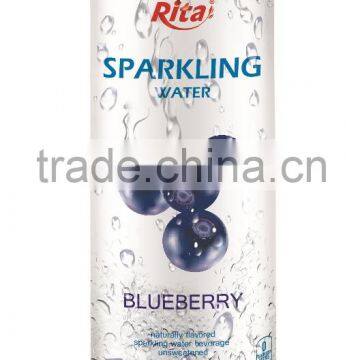 250ml Slim Can Blueberry Flavored Sparkling Water