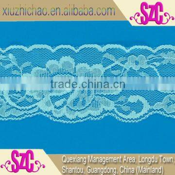 XS02 factory direct sale 2''popular nylon spandex stretch lace elastic trim,stretch lace trim