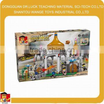 Wange kindergarten toys Empire Castle Block Toy Set