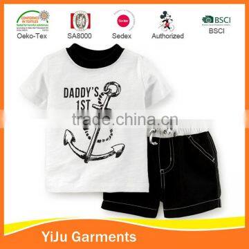 Trendy boy's t-shirt set summer wear outwear