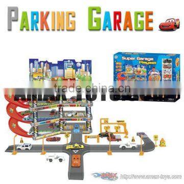 ht-P3288A2 Parking garage playset
