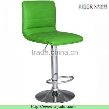 Chrome metal PU bar stools