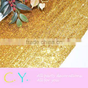 Glitz Sequin Runner Gold