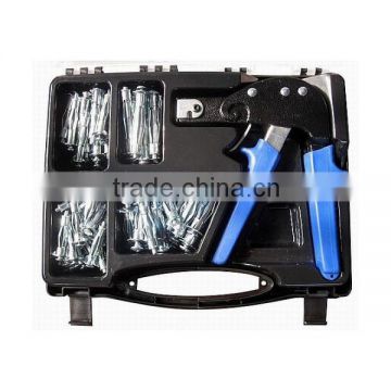 72pcs hollow wall anchor set with fixing gun tool box