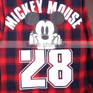 OEM 2015 New Product From China Factory,high Quality Women Fashion Plaid Shirt photo-4