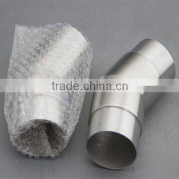 stainless steel handrail balustrade tube connector in line for pipe