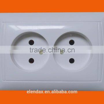 Power supply ABS European wall electrical socket(F6209)