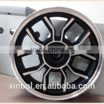 13 inch motorcycle aluminum alloy wheel, rear wheel in drum brake