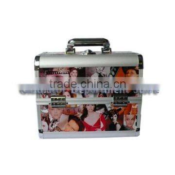 Aluminum beauty case cosmetic makeup case COSMETIC (D2629)