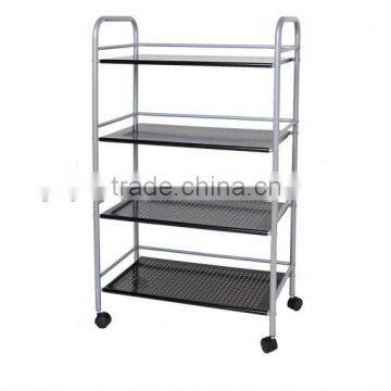 Removable 4 tiers metal storage shelf