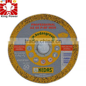 Abrasive cutting wheel for metal/stainless steel