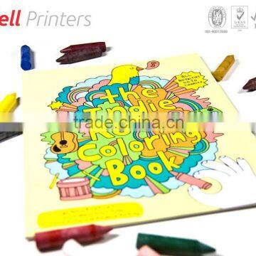 Crayon coloring book for children hi quality printing from India