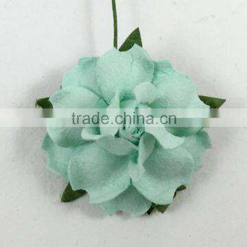 Aqua Blue, Small Handmade Mulberry Paper Flower, Wedding Party, Scrap-booking Crafts, Wholesale photo-2