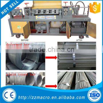 China supplier steel bar straightening cutting machine