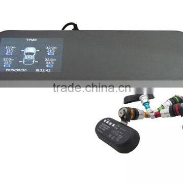 3 in 1 rearview mirror car cam TPMS