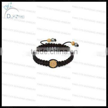 Fashion gold shamballa bracelet