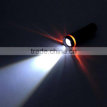 1W Powerful Led Colorful Promotional Zoom Flashlight With Color Ring photo-3