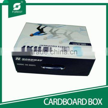 CARDBOARD SHOE BOXES ICE SKATES PACKING BOX photo-3