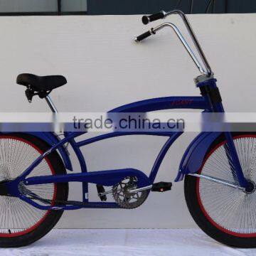 chopper cruiser bicycle 26" gear bikes in hangzhou bicycle factory