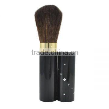 Goat Hair Mineral Powder Blush Brush with Diamond on Tube