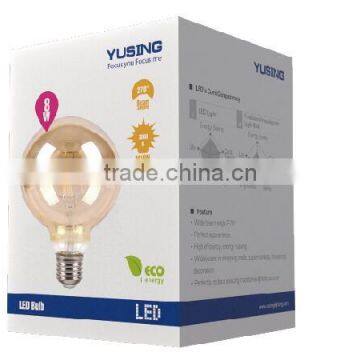 G95 Clear Ceramic Cover 360 Degree COB 4W Edison LED Bulb photo-4