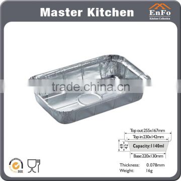 1140ml Aluminum Foil Trays /Aluminium Foil Container/BBQ food tray