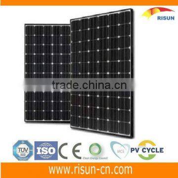 M: Risun mono 250W solar panel ISO,TUV,CE,UL