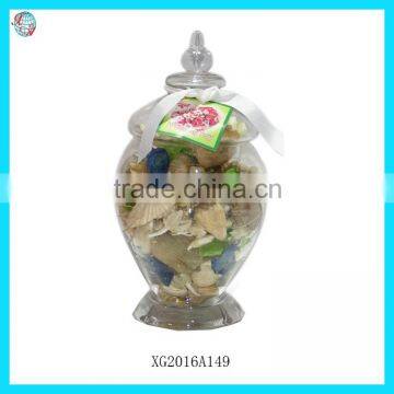 Potpourri Glass Vase Rose Flower