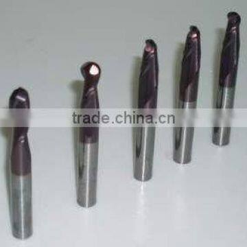 Long shank 2 flutes ball nose end mills