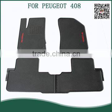 Custom Logo Rubber /PVC Floor Mats For Peugeot 408 Cars