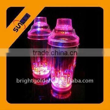 Led Flashing plastic shaker cup