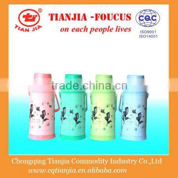 Plastic thermal water bottle
