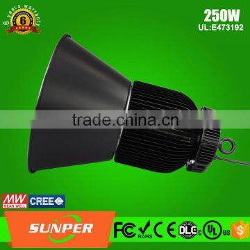 Hanging industrial led high bay lights for warehouse,ul ce led high bay light fitting