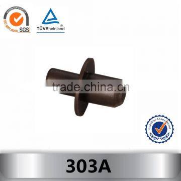 303A screw plastic shelf supports plastic shelf support