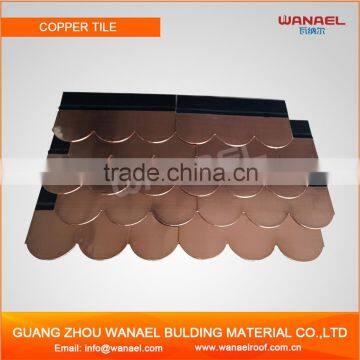 Wanael Material Roofing Copper Asphalt Shingles Fish Scale photo-2