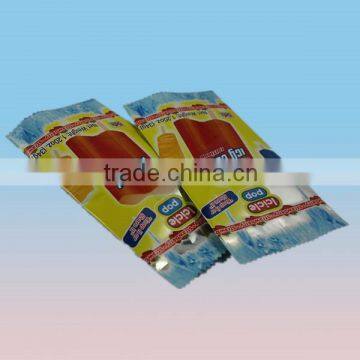 2014 hot sales custom printed empty ice cream bags