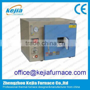 Mini high temperature electric vacuum oven with vacuum pump