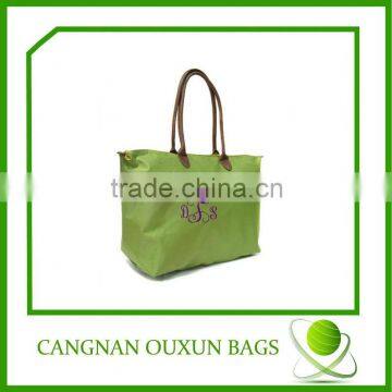 fashion foldable oxford promotion cheap logo shopping bags