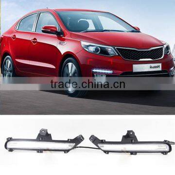 New 12V Guiding LED DRL Modified Daytime Running Light Fog Lamp For KIA K2 RIO 2015                        
                                                Quality Choice